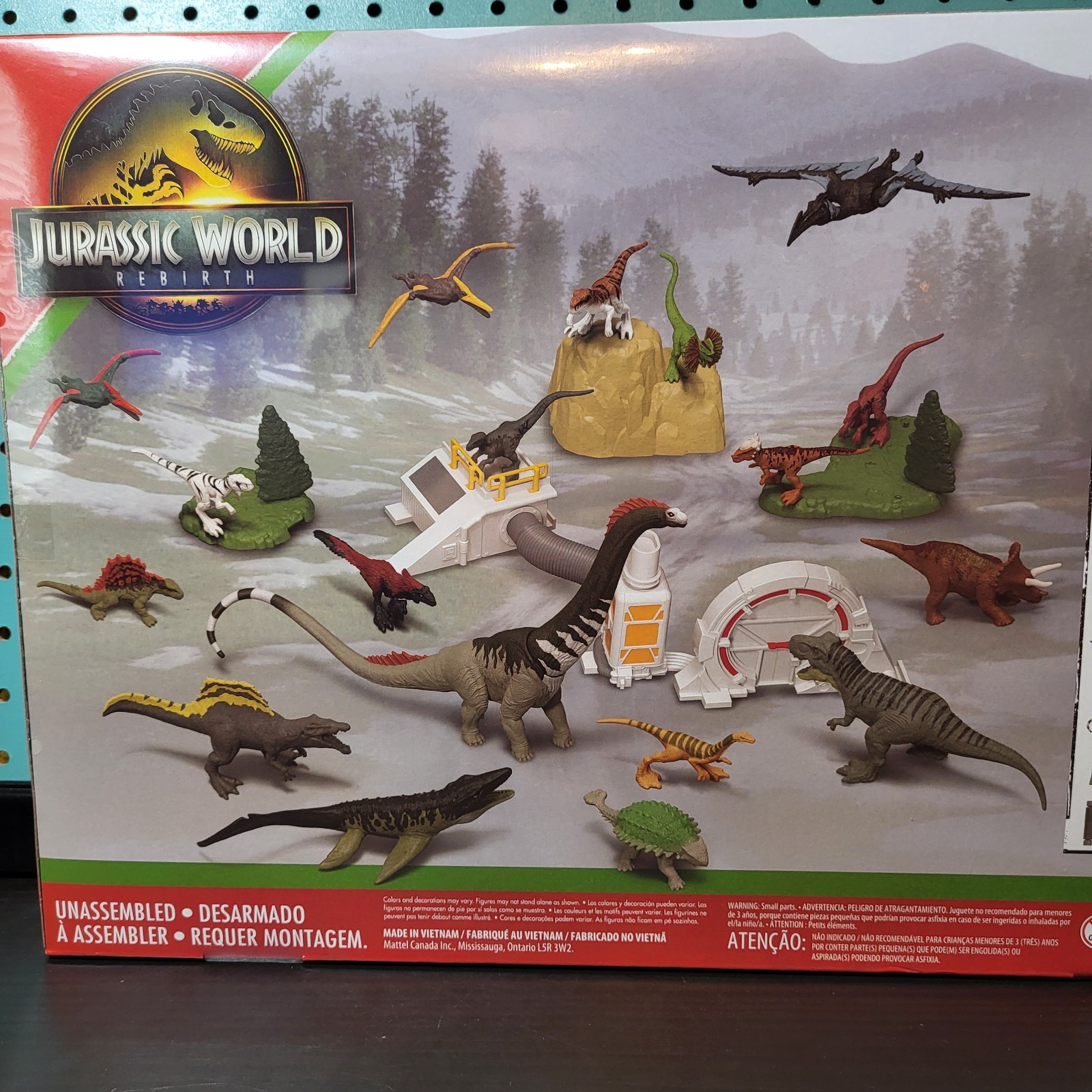 Mattel Jurassic World Rebirth Dinosaur Minis Advent Christmas Holiday Calendar gallery