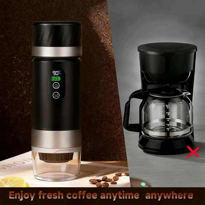 Portable Coffee Maker with 7500mAh Battery - Ideal for Travel & Camping gallery