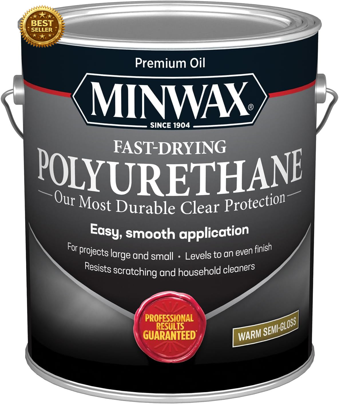 Fast Drying Polyurethane Protective Wood Finish, Clear Semi-Gloss, 1 Gallon gallery