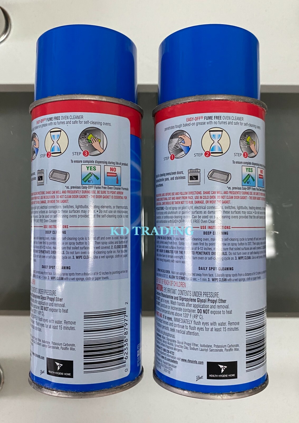 (2-Pack) Easy-Off FUME FREE Lemon Scent OVEN STAINLESS STEEL Grease CLEANER gallery