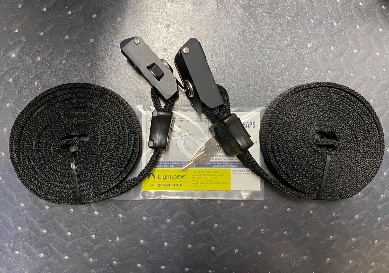 Lockable Tie Down Security Lock Lashing Strap With Steel Core 2 Pack 10FT gallery