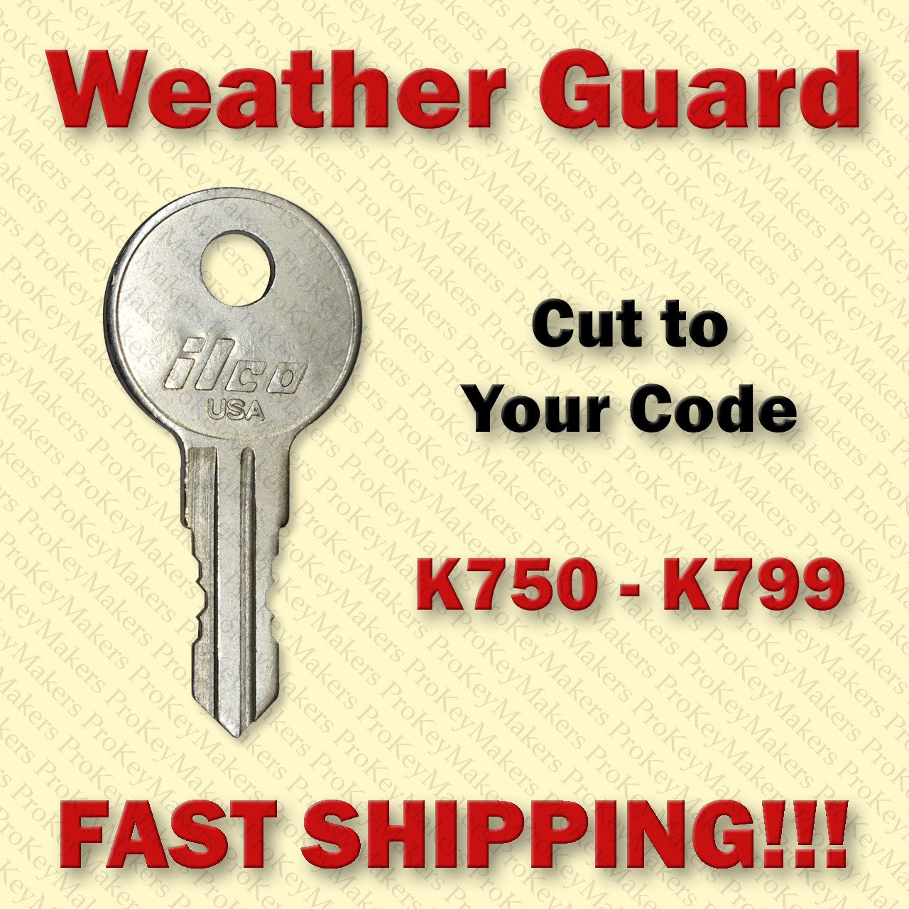 Weather Guard Truck & Toolbox Key Cut to Your Code K750 - K799 gallery