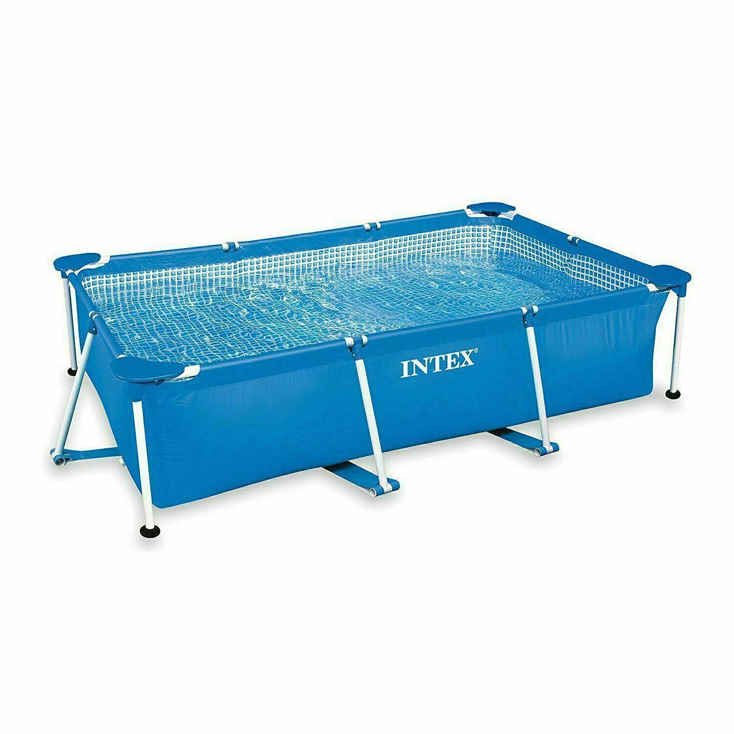 Intex 8.5' x 26" SHIPS USA Rectangular Frame Above Ground Swimming Pool w/Ebook gallery