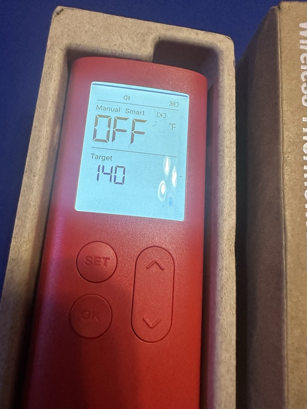 ThermoMaven G1 Wireless Meat Thermometer – Sub‑1G 3000 ft Range, Smart Display gallery