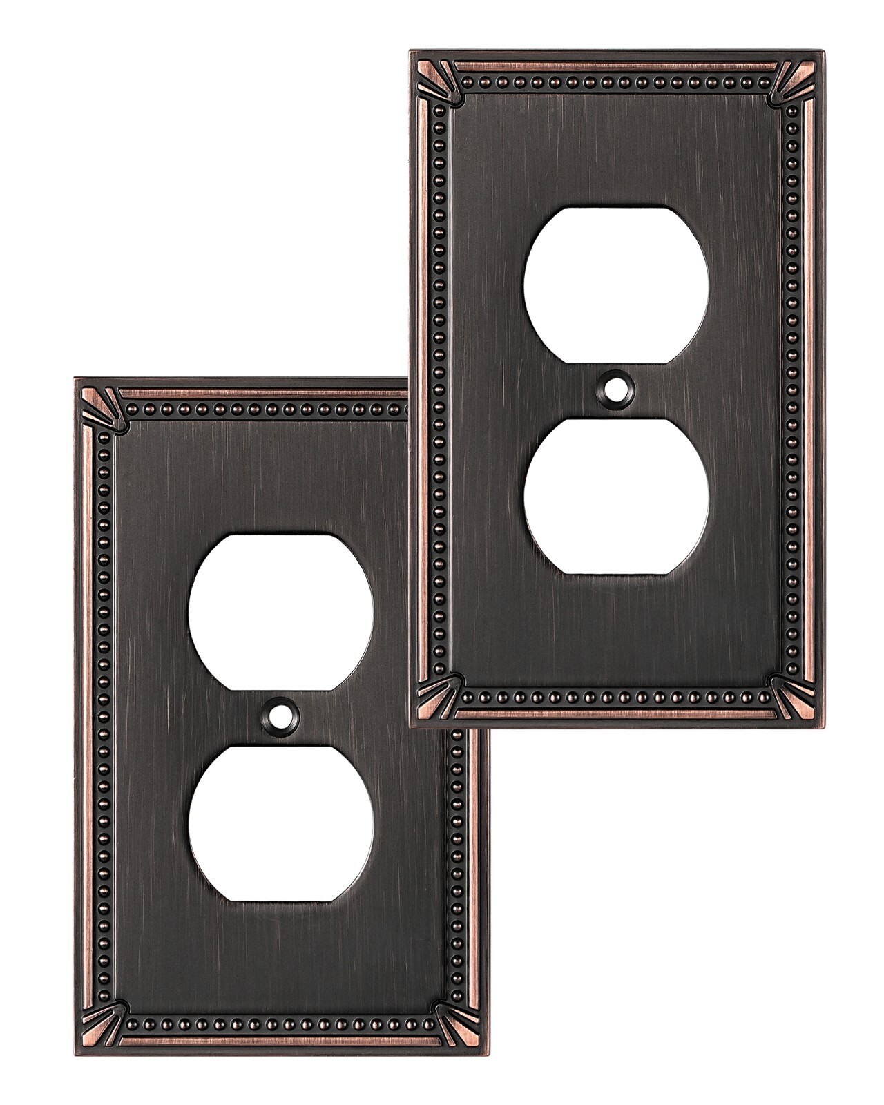 DEWENWILS Wall Plate Switch Plate Outlet Cover, Aged Bronze Light Switch 2 PK gallery