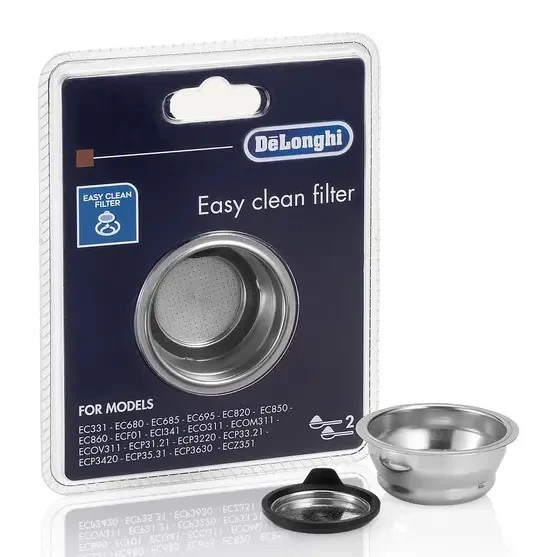 Delonghi EZ Clean Coffee Machine Filter 2-Cup - EC Models - DLSC401 / 5513281001 gallery