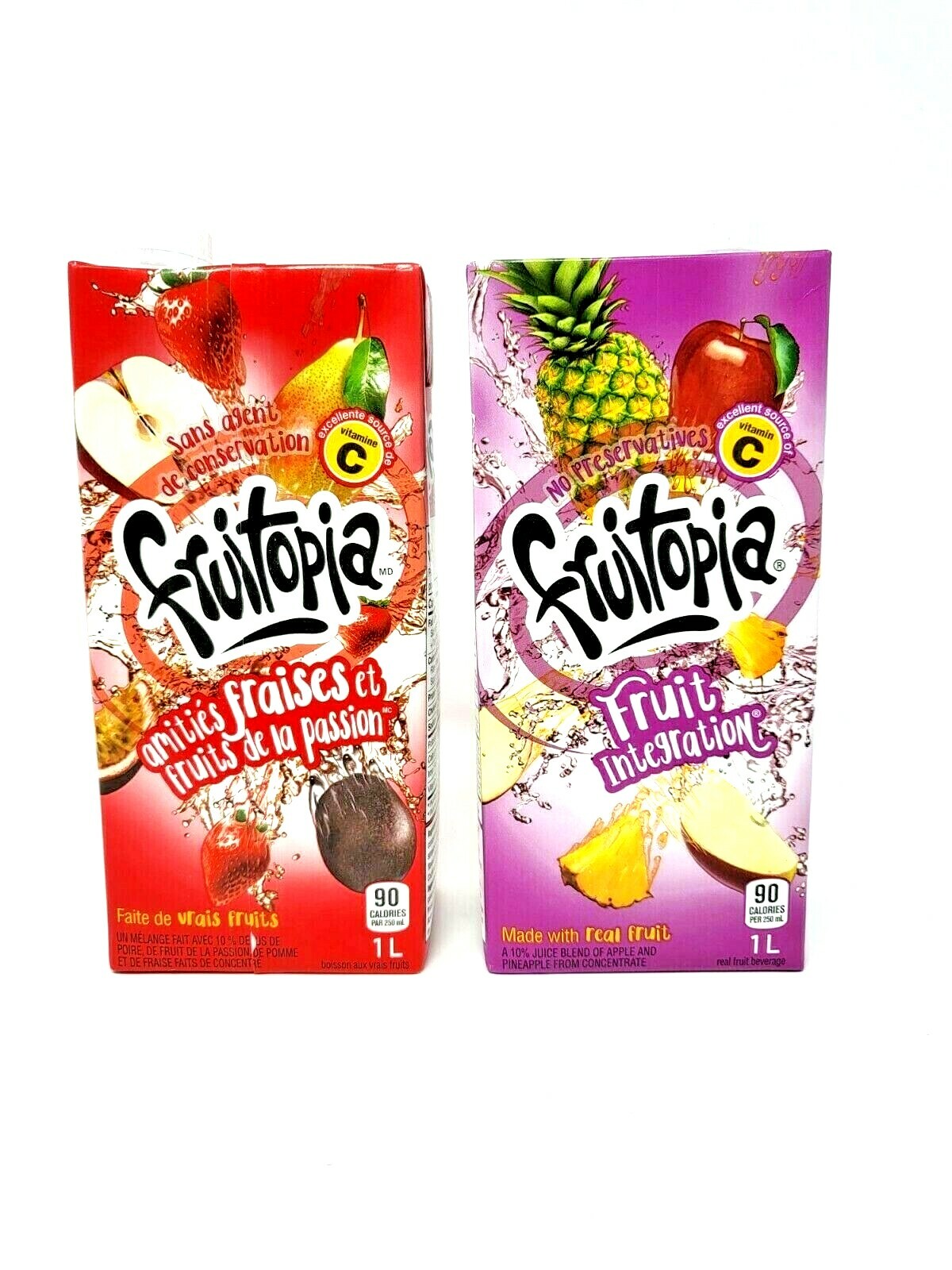 10 X Fruitopia Juices 5 X Fruit Intergration & 5 X Strawberry Passion 1L Each gallery