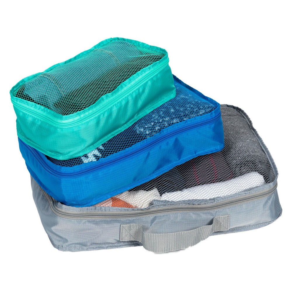 French Toast 3pc Packing Cube Set, Large – Spot or Wipe Clean