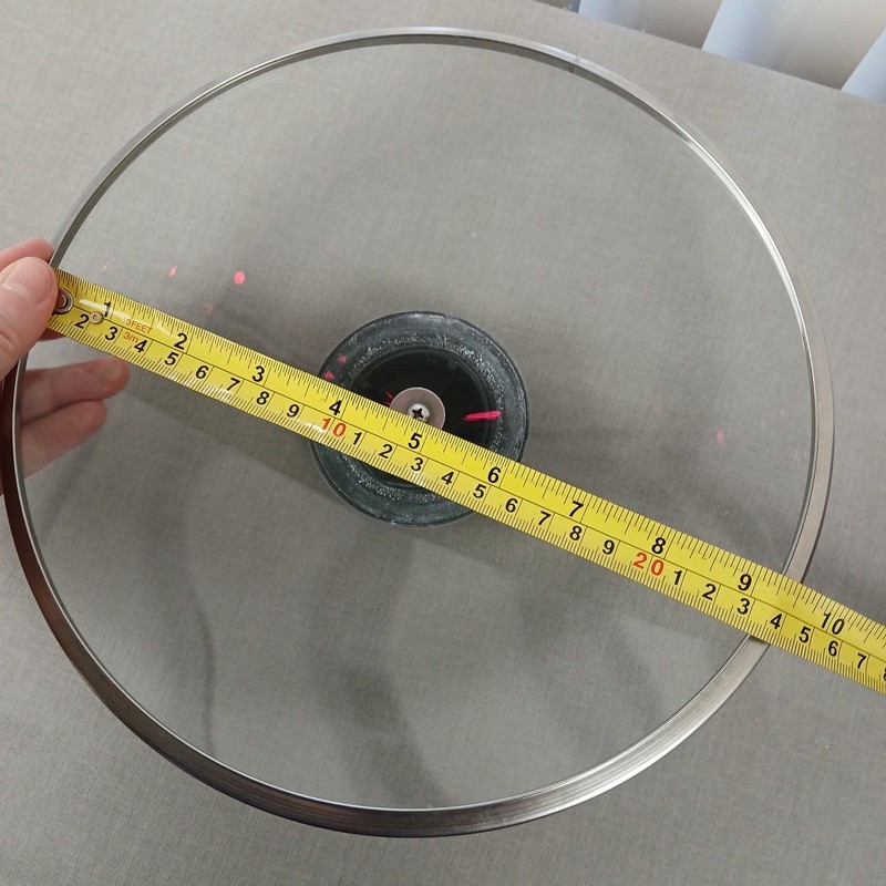 tempered glass replacement pot pan lid 9.25" diameter gallery