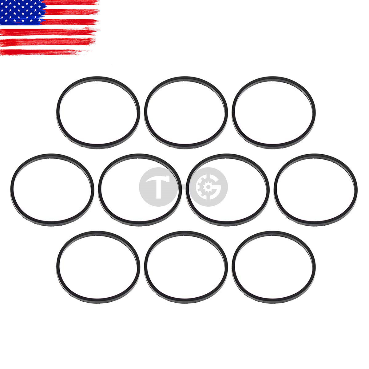 10PCS Carburetor Float Bowl Gaskets For Tecumseh 631028, 631028A Large Bowl gallery