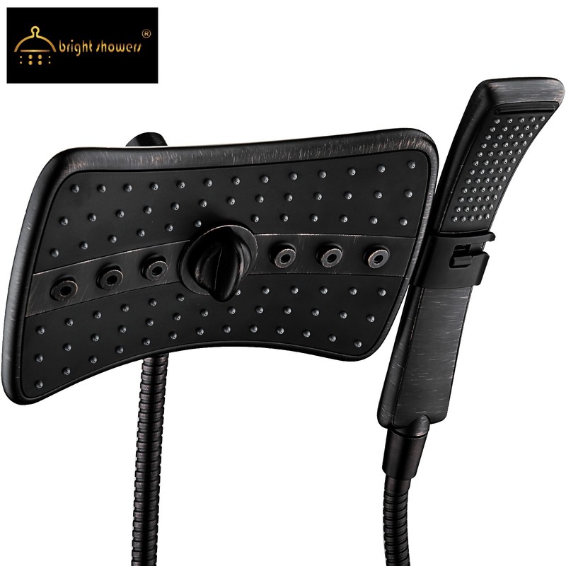 New Bright Showers Multi Function Rain Oil Rubbed Bronze Shower Head PSS3919-06 gallery