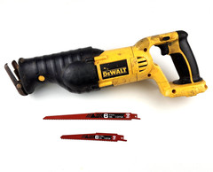 DeWalt DC385 18V Type 2 Variable Speed Reciprocating Saw with 2 Saw zall Blades