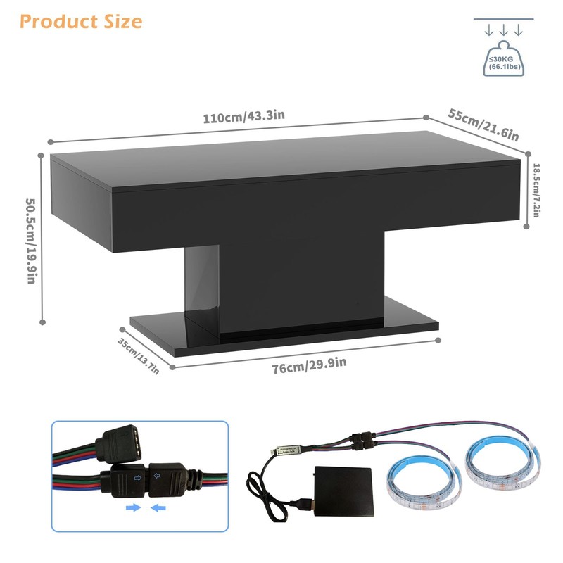 High Gloss Coffee Table gallery