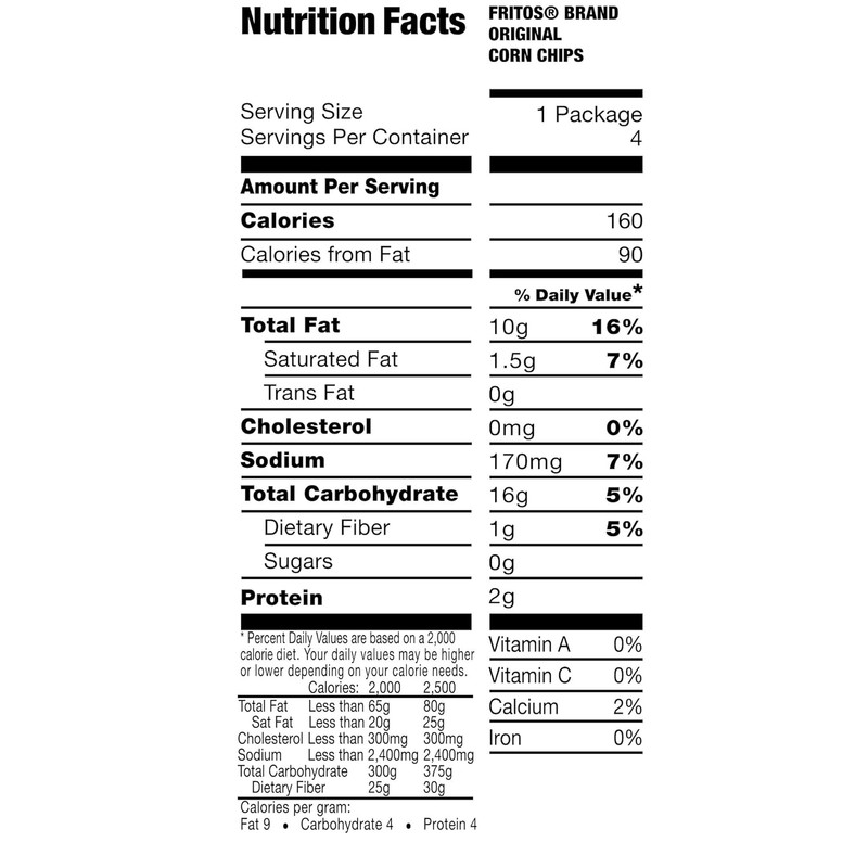 Fritos Original Corn Chips, 1 Ounce (Pack of 40) gallery