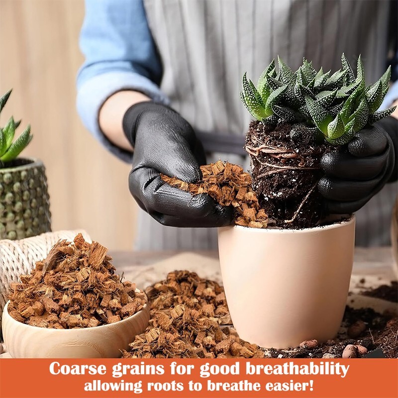 Coir Bricks for Plants, Organic Compressed Coconut Coir, 2 Count (2.2 lbs) gallery