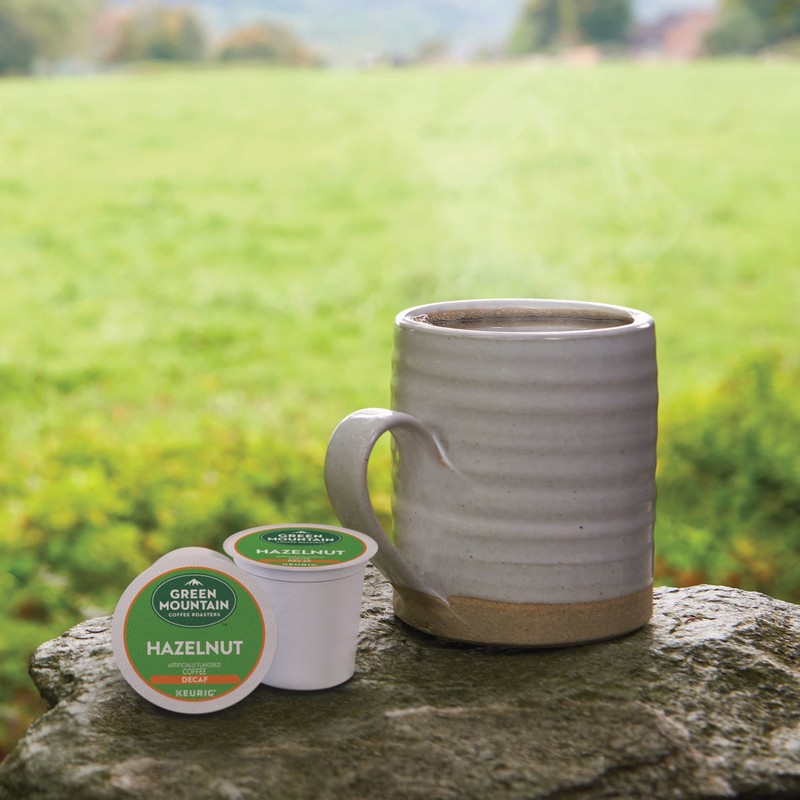 Green Mountain Coffee Hazelnut Decaf Coffee, K-Cup pods, Light Roast, 24 Count gallery
