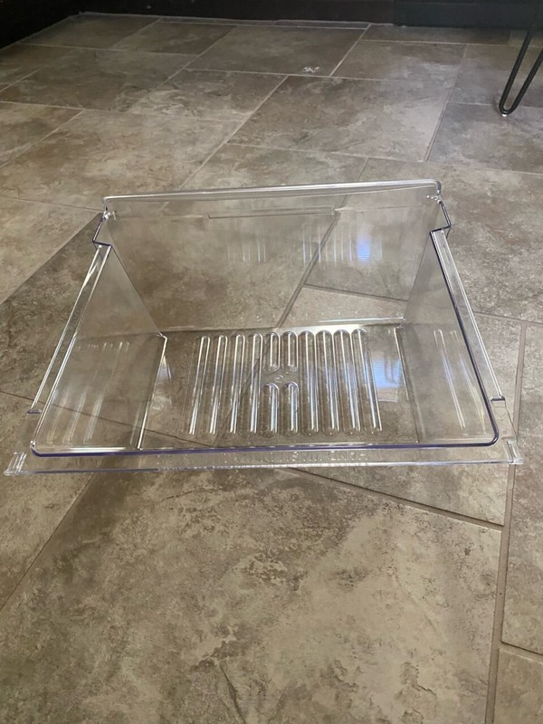 New Refrigerator Crisper Drawer Model number 240351207 Clear  gallery