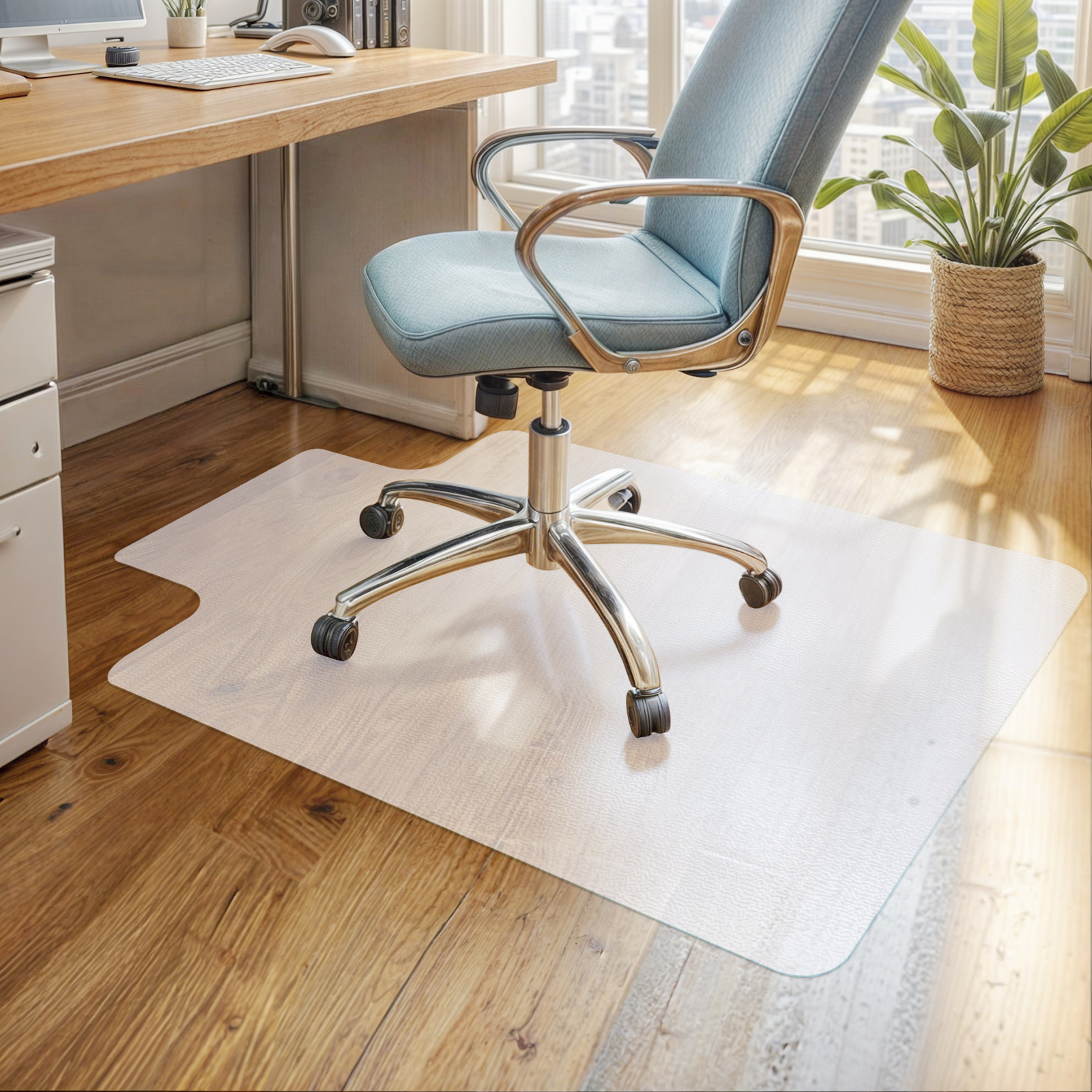Chair Mat for Carpet 48'' x 36'' Thick Rectangle Computer Desk Office Chair Mat gallery