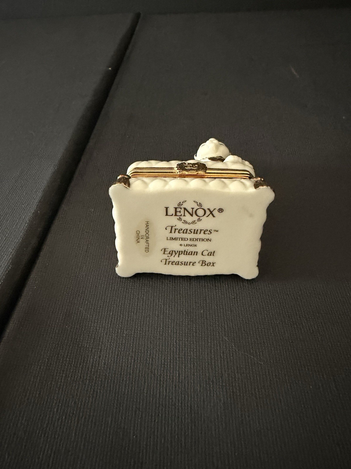 Lenox Treasures Limited Edition Egyptian Cat Treasure Box With Trinket gallery