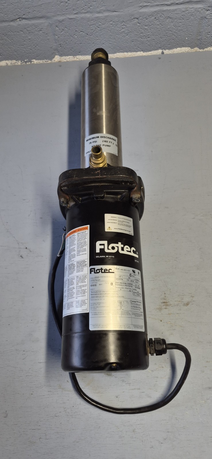 Flotec FP5732-01 Cast Iron Multistage Booster Pump 1 HP gallery