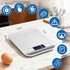 Food Scale, Digital Kitchen Scale with 0.1g Accuracy, 11lb/22lb Capacity & Backl gallery