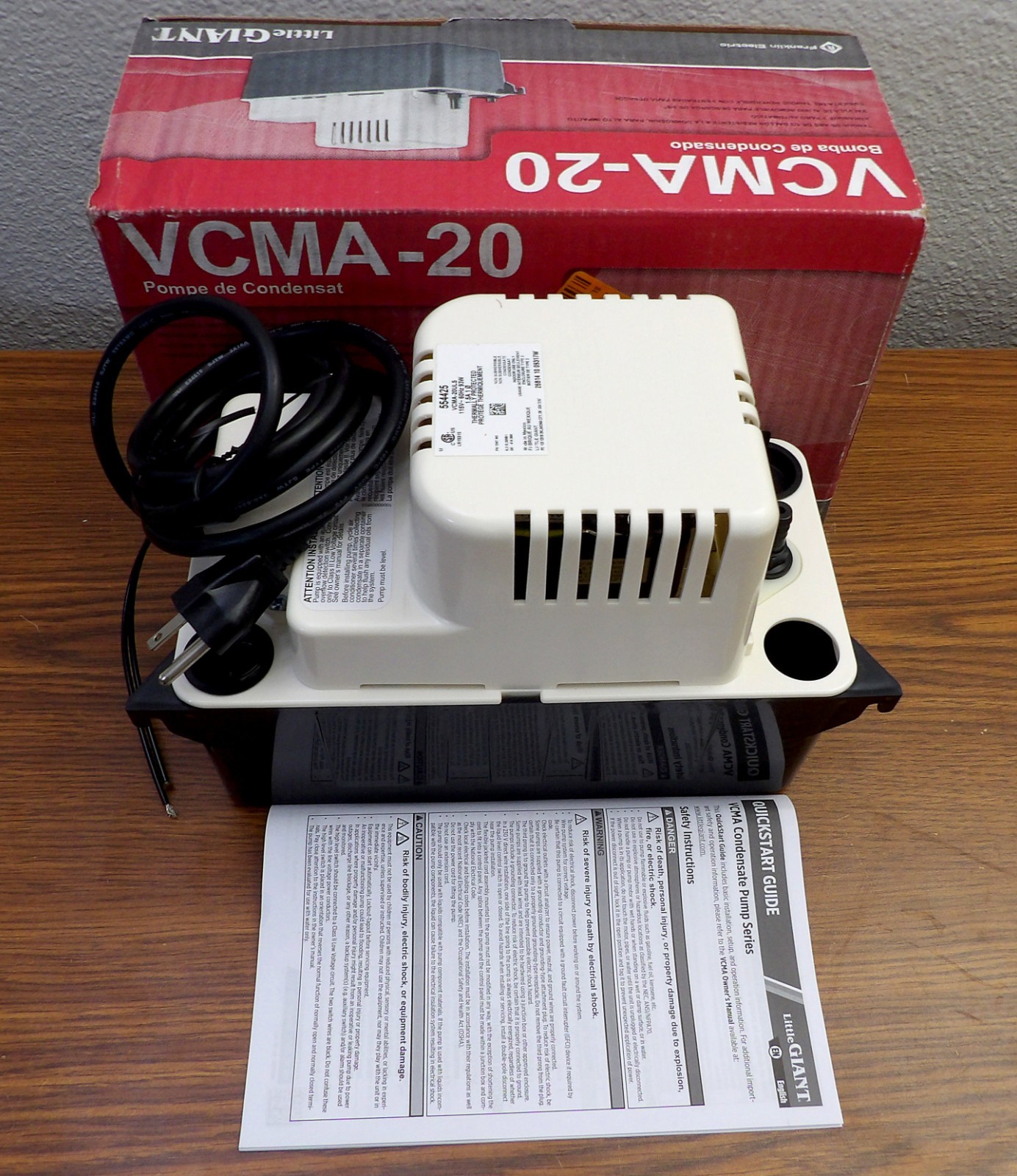 Little Giant VCMA-20 115-Volt Automatic Condensate Removal Pump gallery