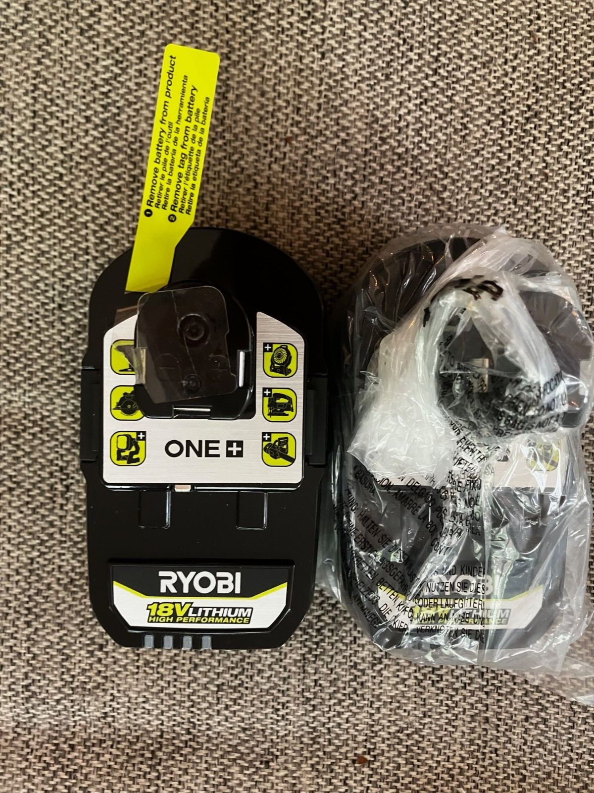 Ryobi PBP2004 High Performance HP Battery Li-Ion 4.0 Ah 2-Pack PBP004 18V 4Ah gallery