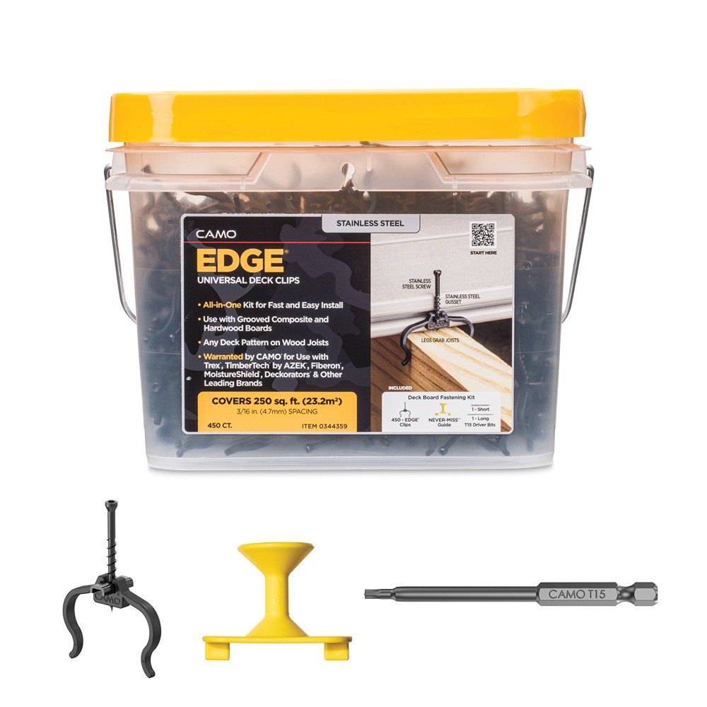 CAMO 0344359 Edge Clip Hidden Deck Fasteners (450 ct) gallery