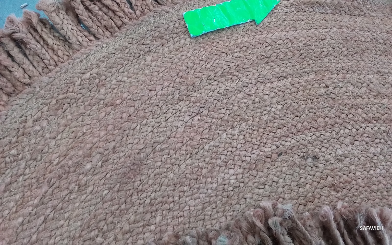 NATURL BEIGE 5'-0" x 5'-0" Broken Thread Rug, Reduced Price 1172768092 NF114A-5R gallery