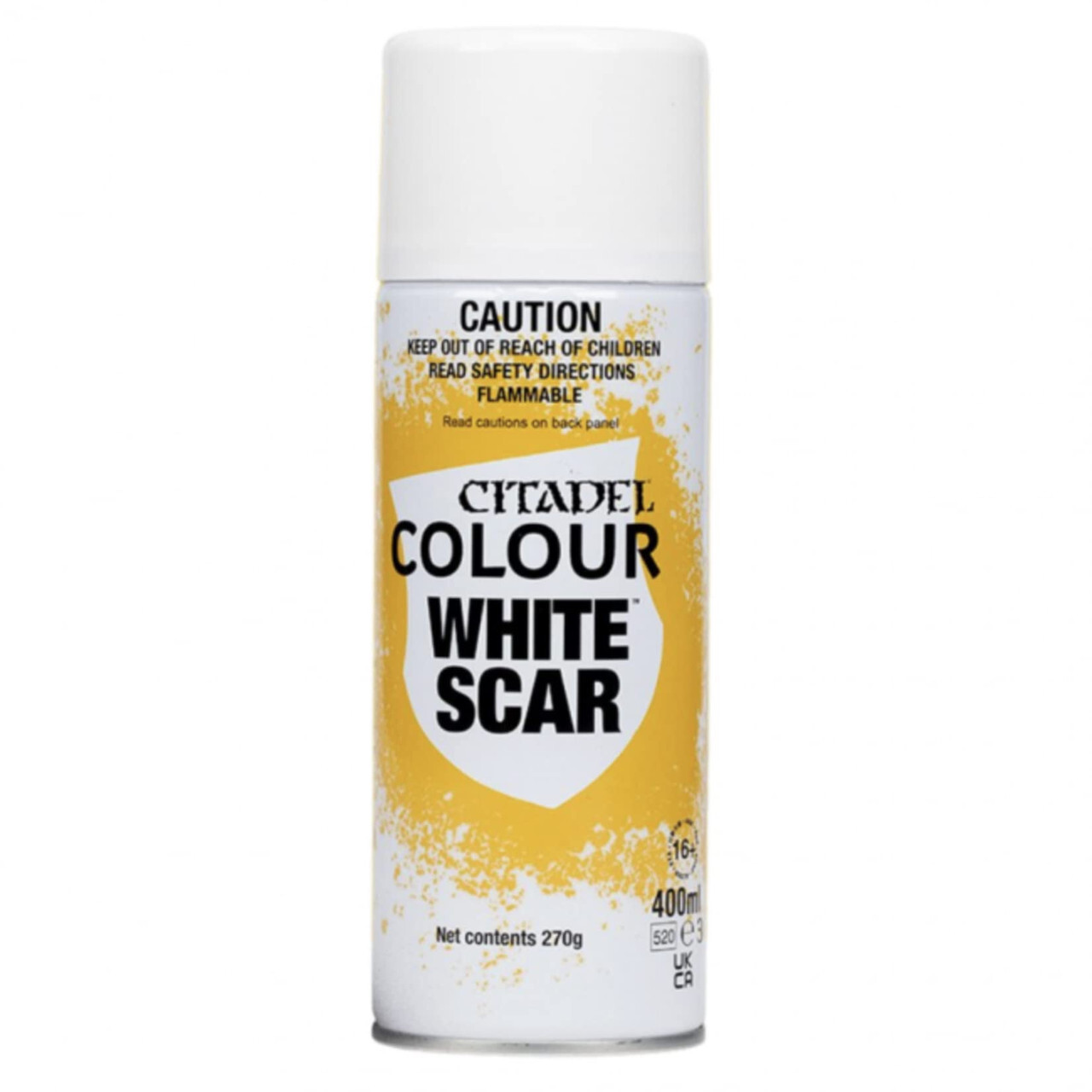 Games Workshop Citadel: Spray Paint - White Scar 62-36 gallery