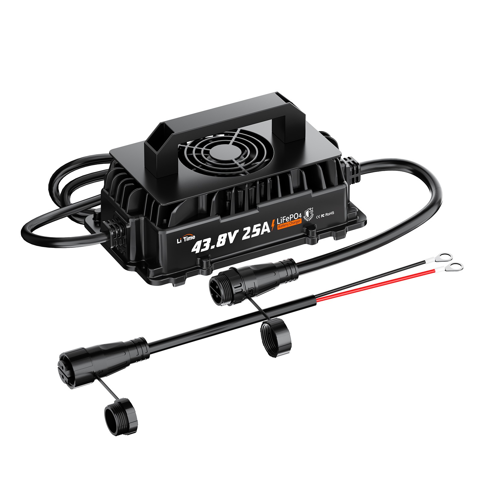 Refurbished LiTime 36V 25A LiFePO4 Lithium Battery Charger For Golf Cart Boat gallery