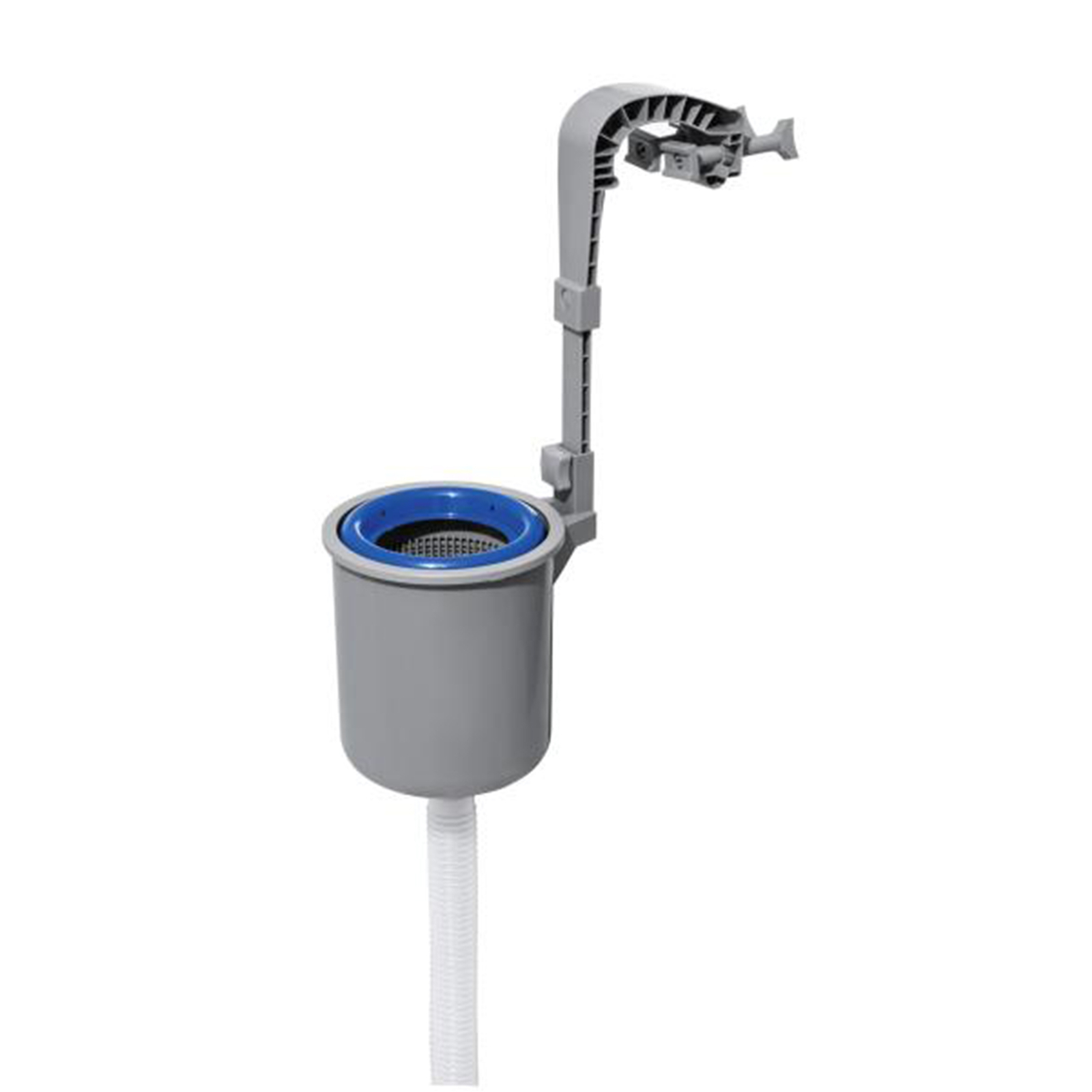 Bestway Wall Mounted Automatic Swimming Pool Surface Skimmer, White (Used) gallery