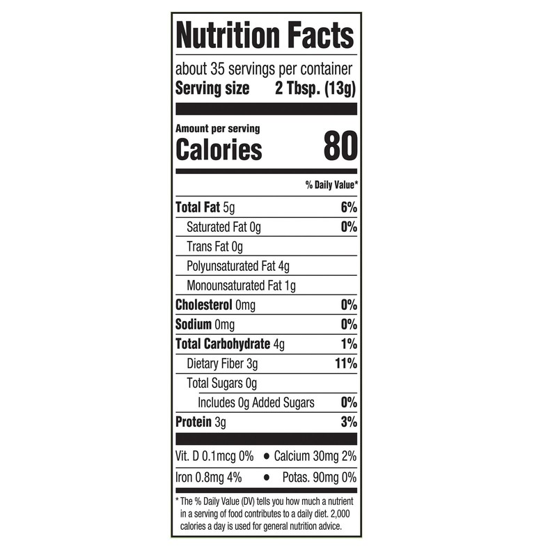 2 pack, Great Value Organic Ground Cold Milled Flax Seed, 16 oz. gallery