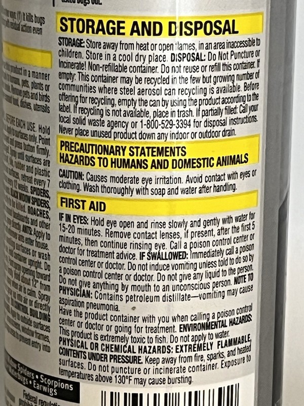 Raid Max Spider & Scorpion Killer Bug Spray 12 oz. Indoor & Outdoor gallery