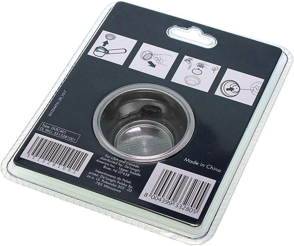 Delonghi EZ Clean Coffee Machine Filter 2-Cup - EC Models - DLSC401 / 5513281001 gallery
