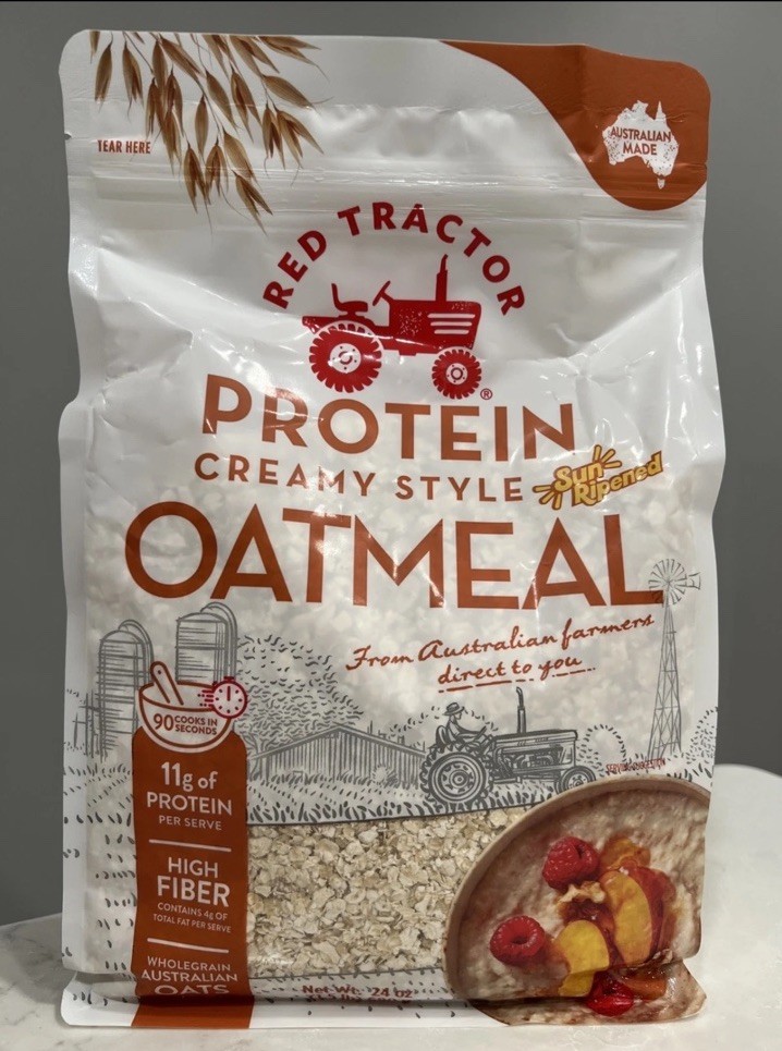 Red Tractor Protein Creamy Style Oatmeal High Fiber 11g Protein 24oz Ex 05/2027 gallery