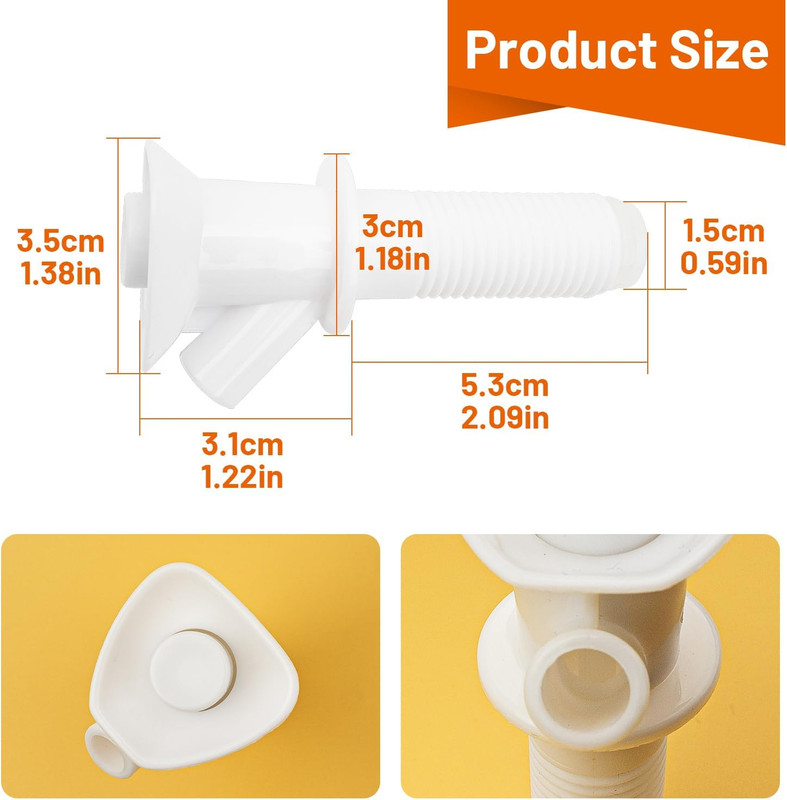 3 Pcs Push-Button Cooler Spigot Replacement, Compatible with Rubbermaid Gott Coo gallery