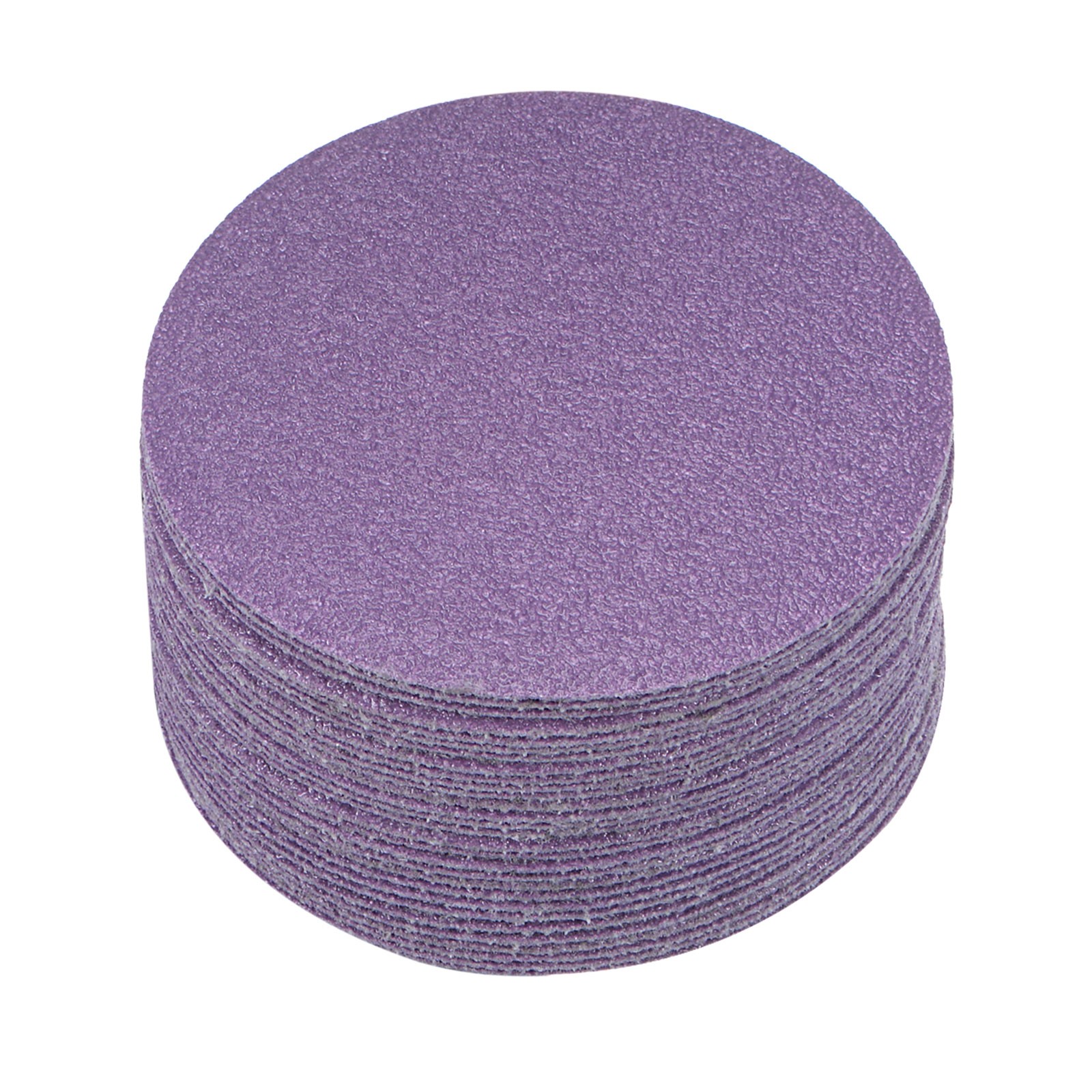 30pcs Sanding Discs Hook & Loop Backing 3 Inch x 80 Grits Purple Sandpapers gallery