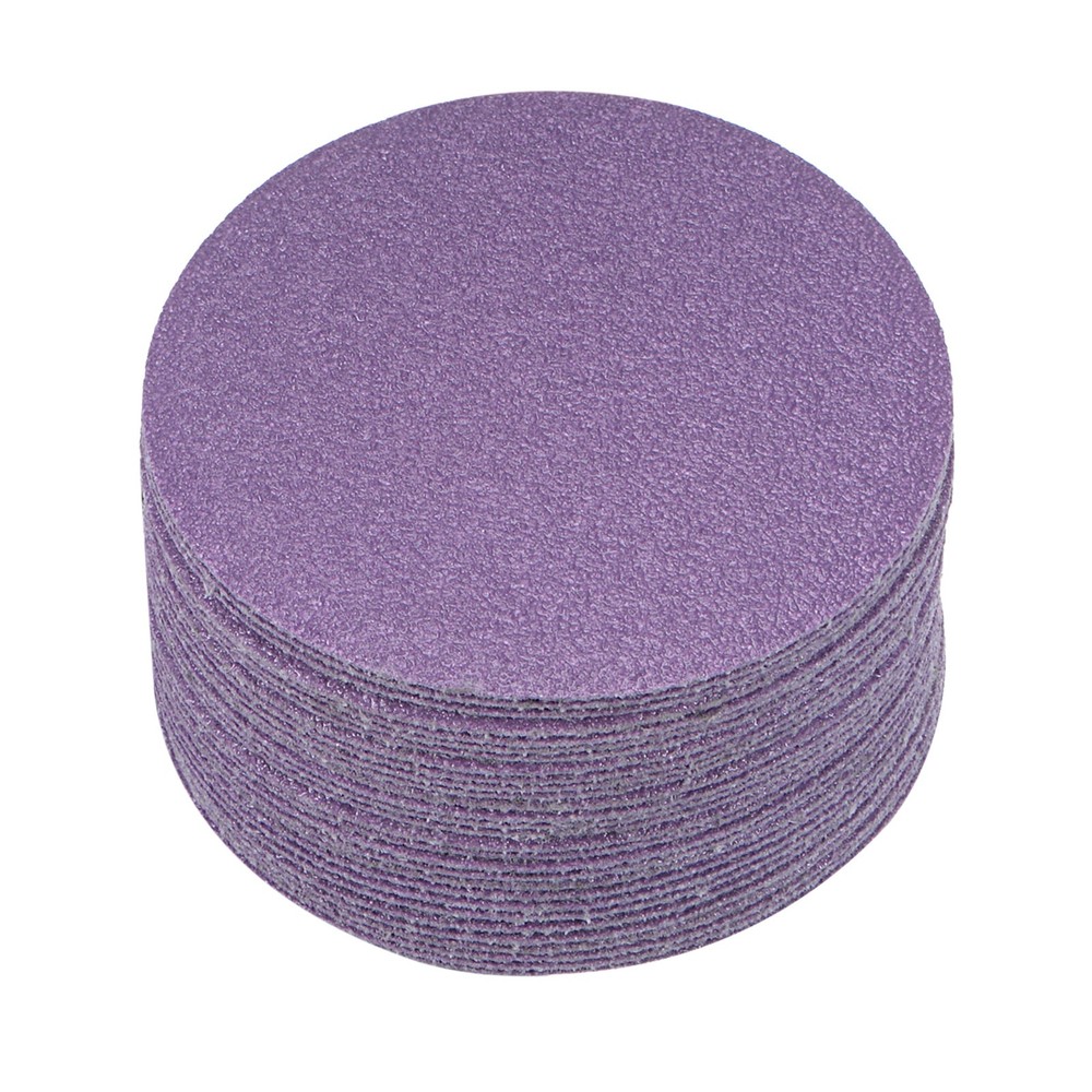 30pcs Sanding Discs Hook & Loop Backing 3 Inch x 80 Grits Purple Sandpapers