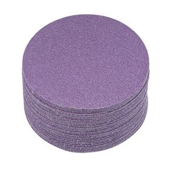 30pcs Sanding Discs Hook & Loop Backing 3 Inch x 80 Grits Purple Sandpapers