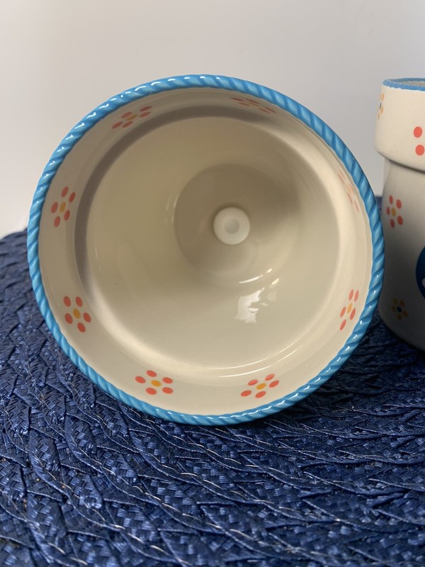 2 Easter Egg 4” Flower Pots Planters gallery