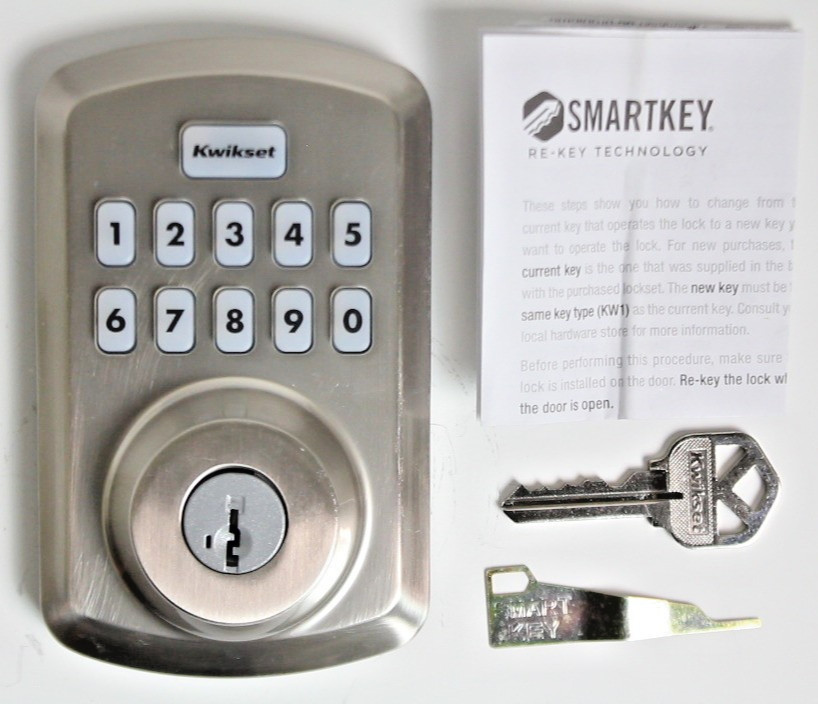 Kwikset Powerbolt 250 Keypad Electronic Deadbolt Satin Nickel for PARTS #99d gallery