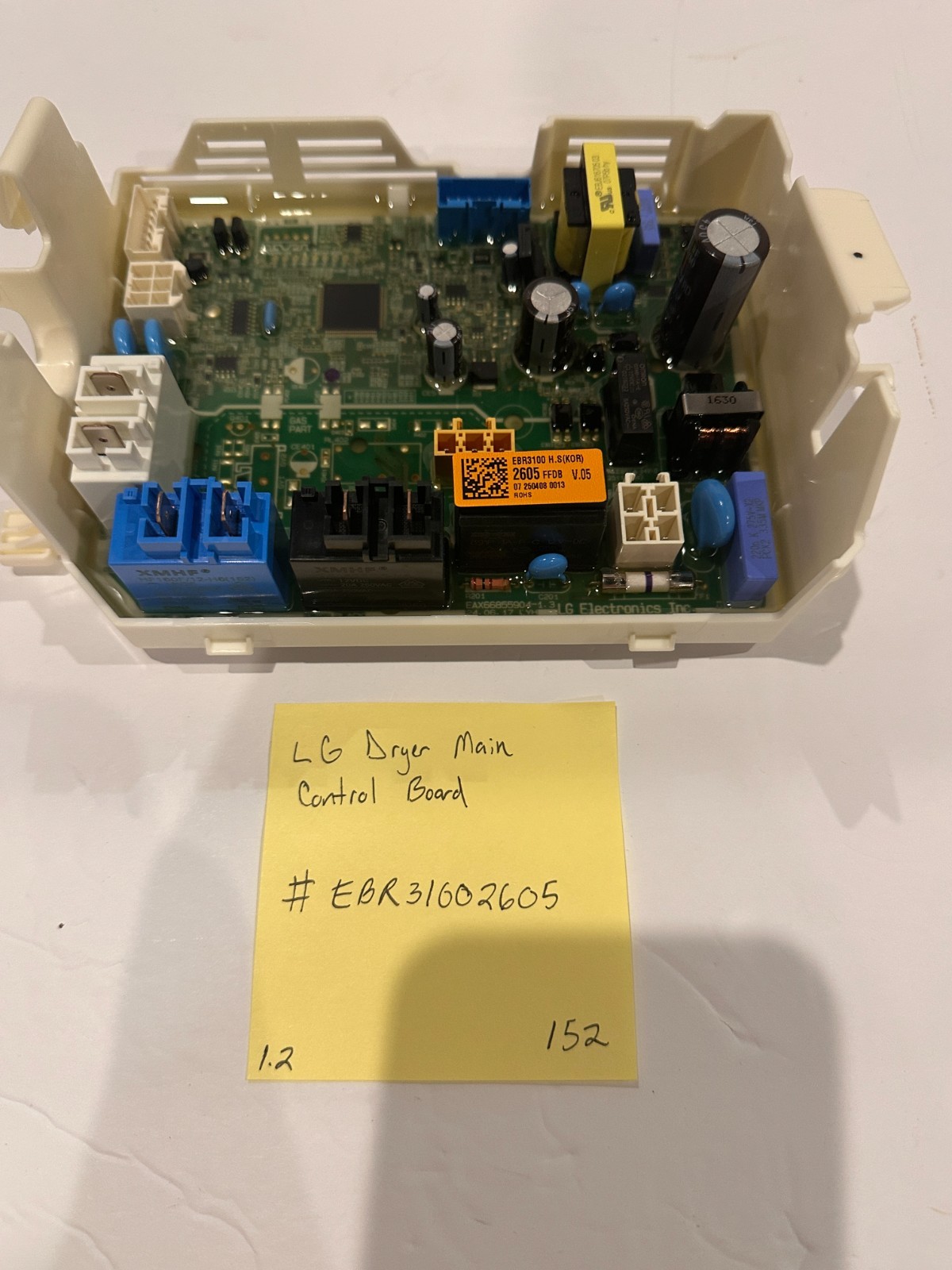 LG Dryer Main Control Board, EBR31002605 gallery