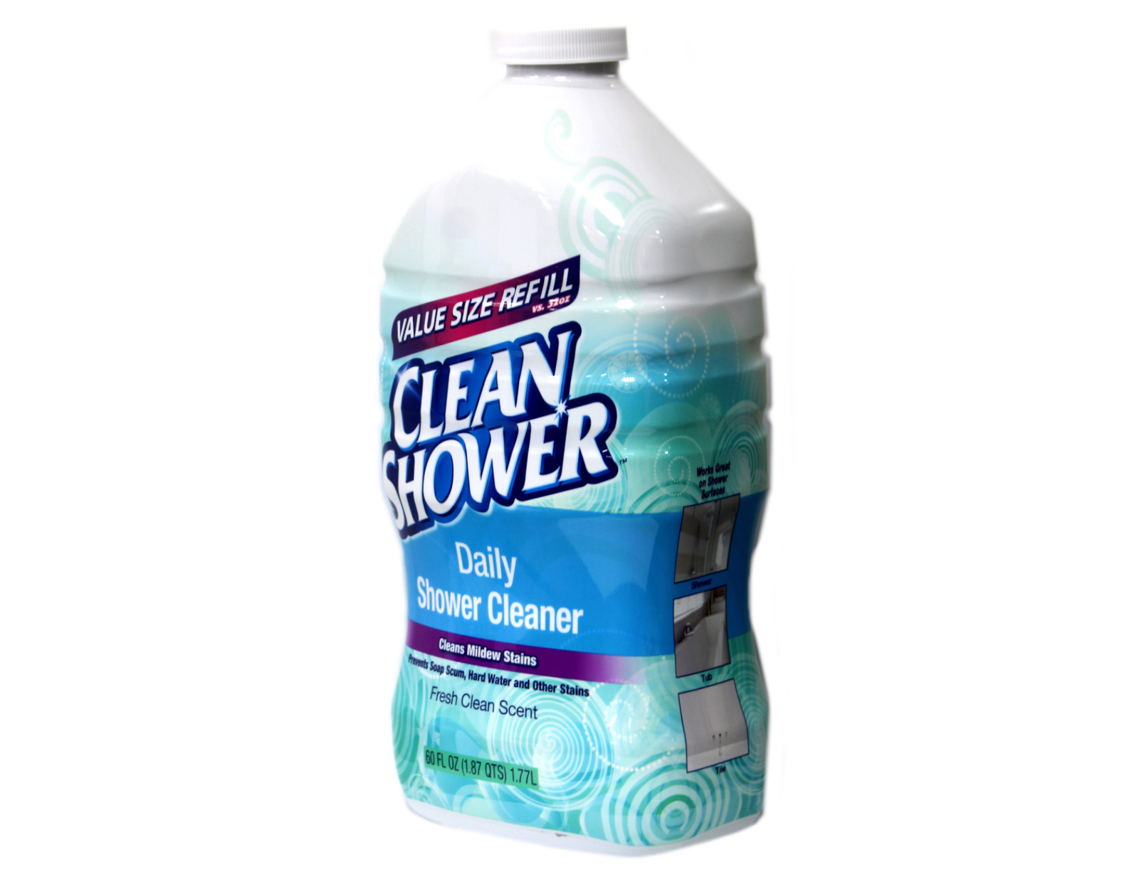 Clean Shower Daily Shower Cleaner Refill, 60 fl oz - Pack of 2 gallery