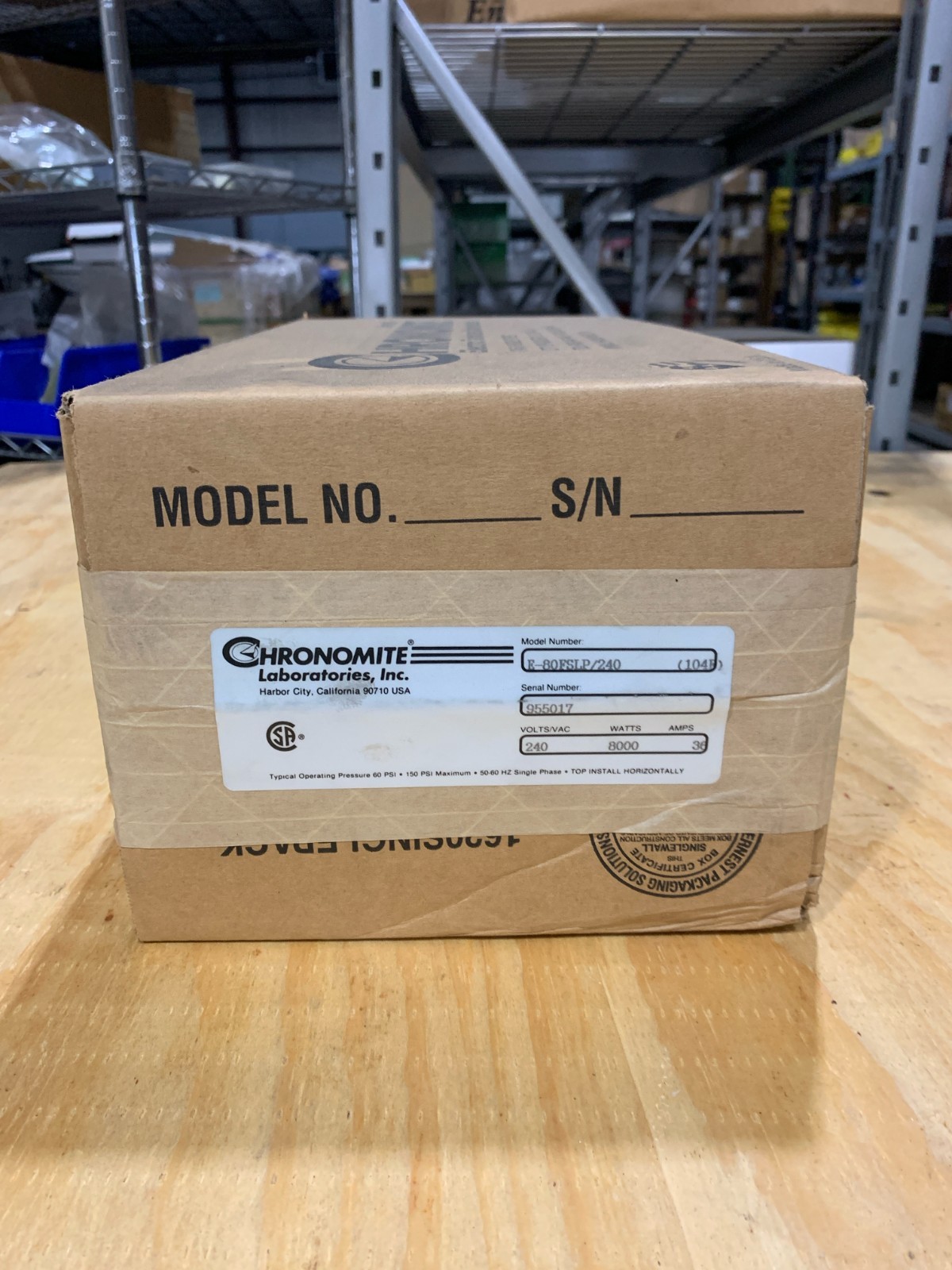 Chronomite E-80FSLP/240 (104F) Instant Temp Electric Tankless Water Heater gallery