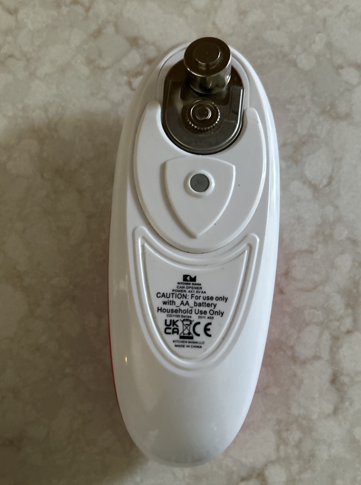 Kitchen Mama Auto Electric Can Opener Red Battery Operated CO1100-R USED READ gallery