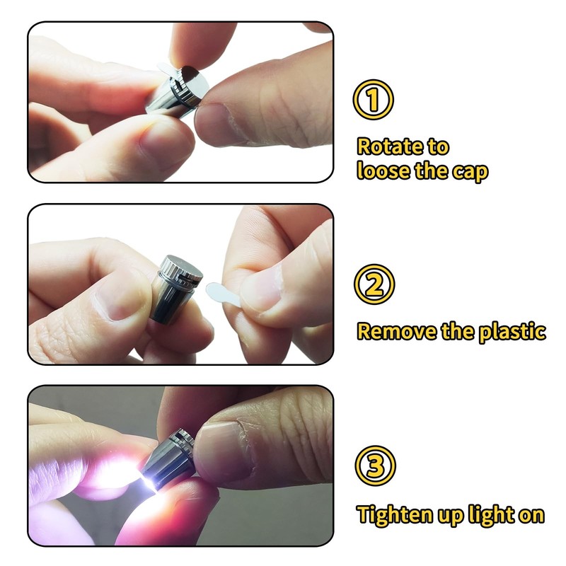 Mini LED Lights, 10 PCS Small Spotlight Battery Operated Tiny SMD Lamp, Miniatur gallery