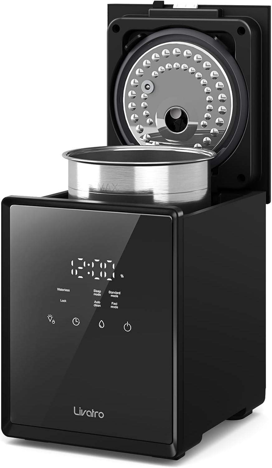 3L Stainless Steel Warm Mist Humidifier with Easy Clean and Warm Steam Function gallery