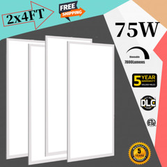 4PACK 75W 2x4Ft LED Flat Panel Light Drop-in Ceiling LED Light Office Fixture