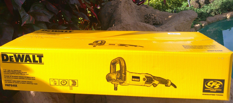Dewalt DWP849X 7"/9" Variable Speed Rotary Polisher, 12 Amp gallery